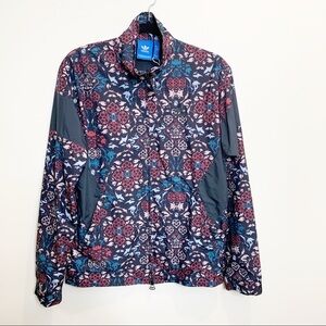 Adidas Originals Ornamental Block Track Jacket In Jacquard Print Size Small